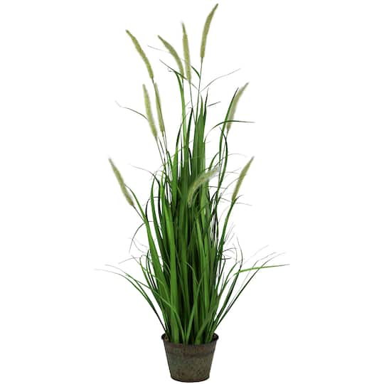 3Ft Potted Green Artificial Onion Grass Plant By Northlight | 36" x 12" | Michaels®